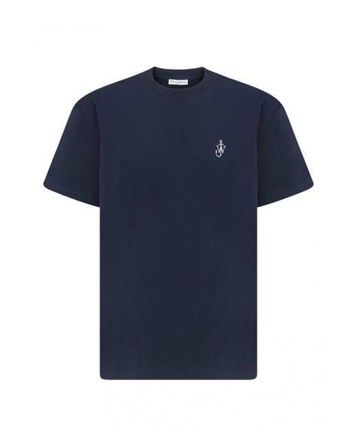 JW Anderson Cotton T-shirt in Blue for Men | Lyst