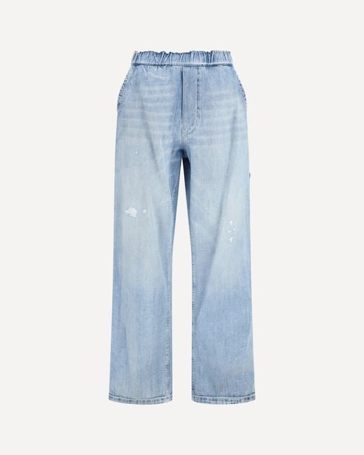 MM6 by Maison Margiela Blue Wide-Leg Jeans