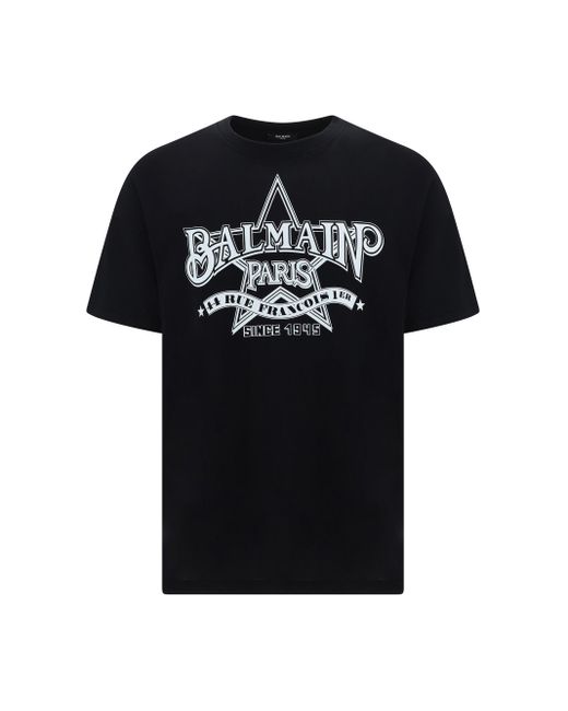 Balmain Black T-shirts for men