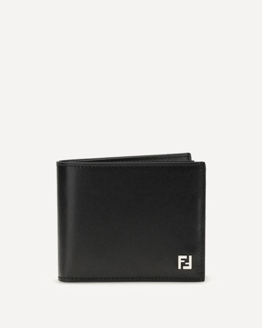 Fendi Black Smooth Leather Wallet for men
