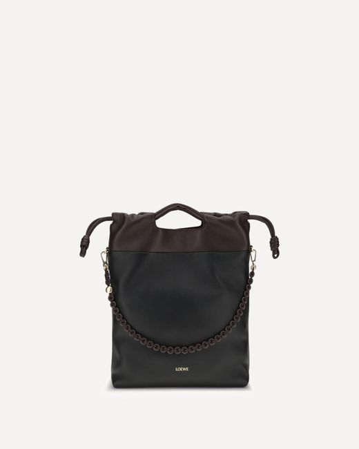 Loewe Black Flamenco Purse Tote Bag