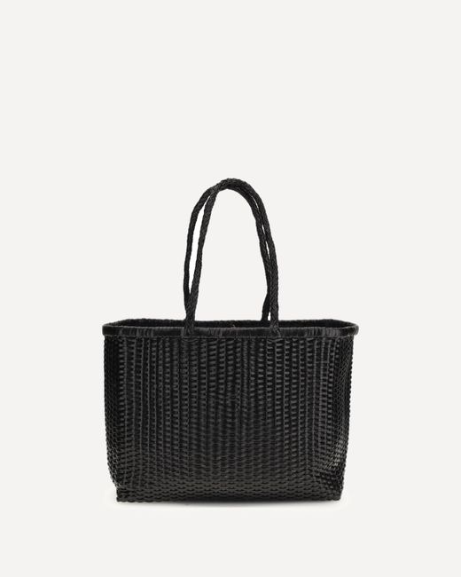 Borsa Tote Weave Big di Dragon Diffusion in Black
