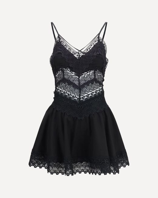 Charo Ruiz Black Aveline Short Dress