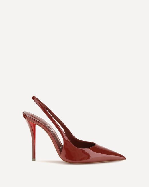 Christian Louboutin Pink Miss Z Slingback Patent Leather Pumps