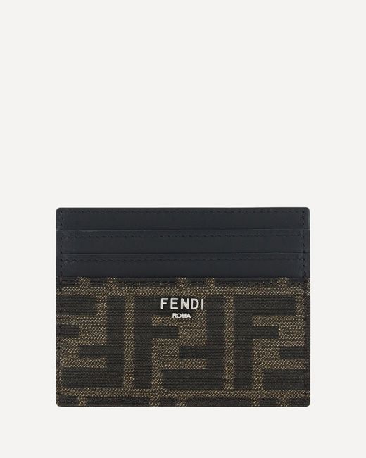 Fendi Black Card Holder for men