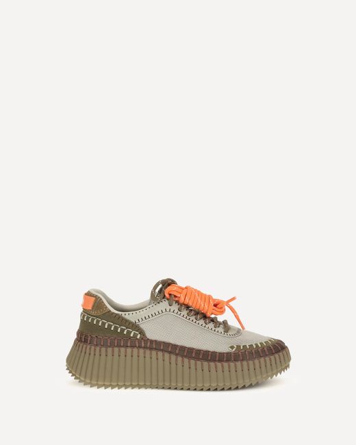 Chloé White Nama Sneakers
