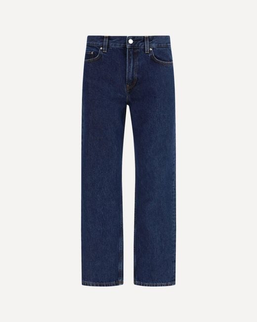 Totême Blue Low Straight Denim