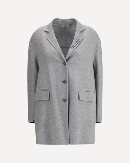 Cappotto Corto Leggero di Ermanno Scervino in Gray