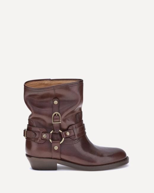 Isabel Marant Brown Ildred Ankle Boots