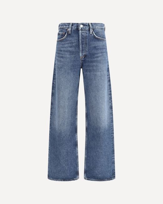 Agolde Blue Straight Jeans