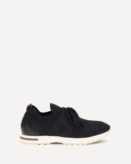 Loro Piana Black Flexy Walk Sneakers