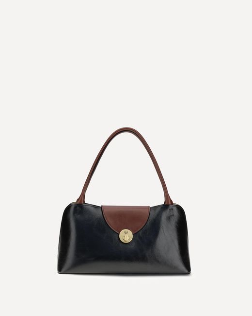 Versace Black Vivian Medium Shoulder Bag