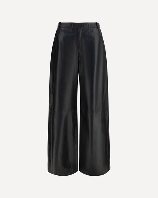 Arma Black Leather Pants