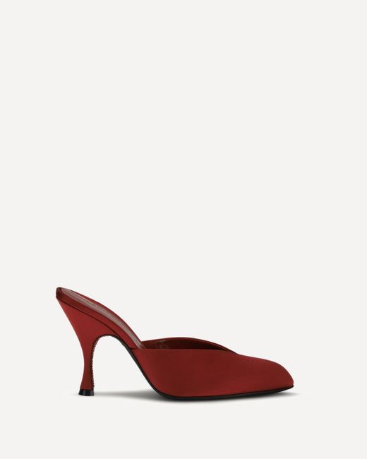 Herbert Levine Red Sitting Pretty Mules