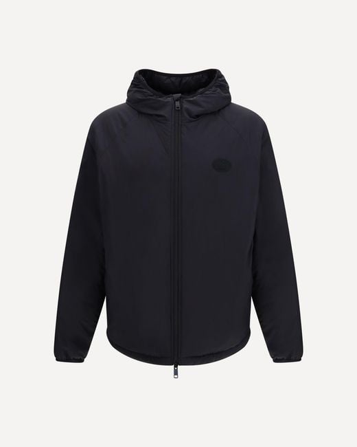 Burberry Blue Dunwich Nylon Hooded Jacket for men