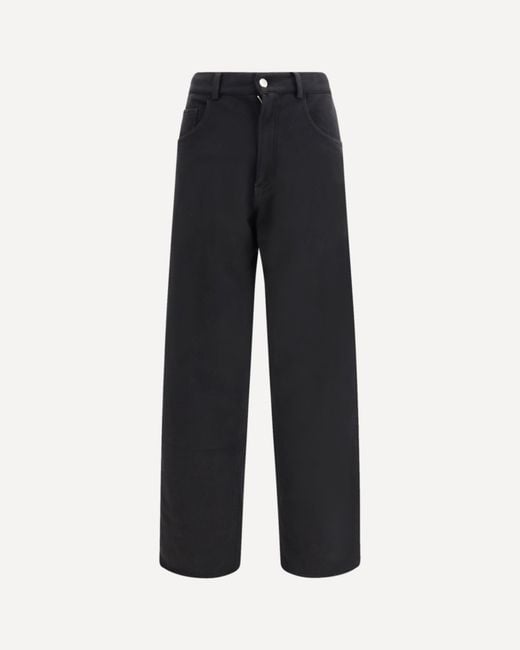MM6 by Maison Margiela Blue Cotton Track Pants