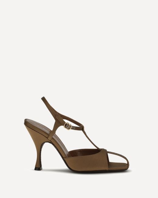 Herbert Levine Natural Hidden Gem Sandals