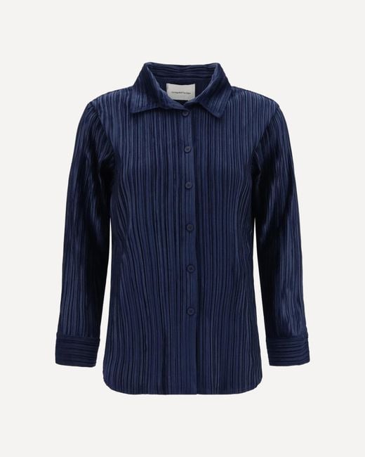 GONGDID DESIGN Blue Shirt