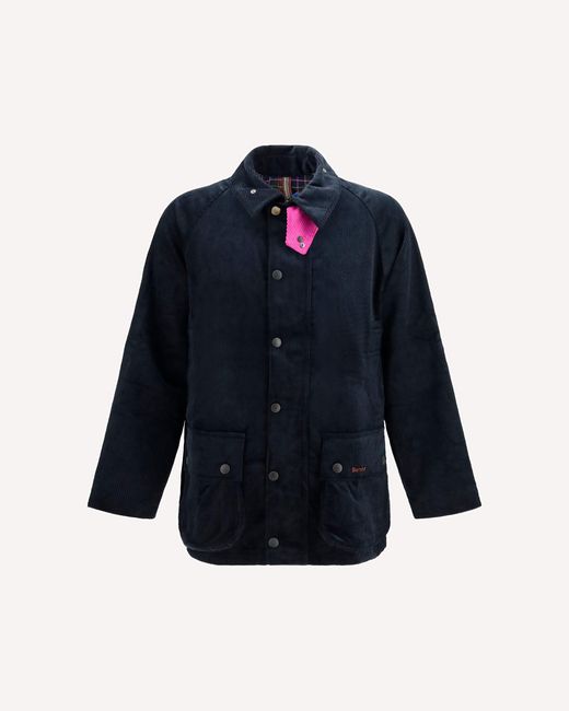 Barbour Blue Waxed X Paul Smith Jacket for men