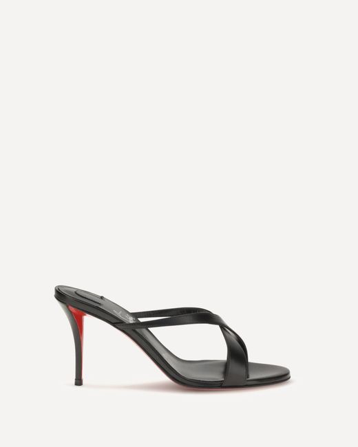 Christian Louboutin Black Mulazee Cross Sandals