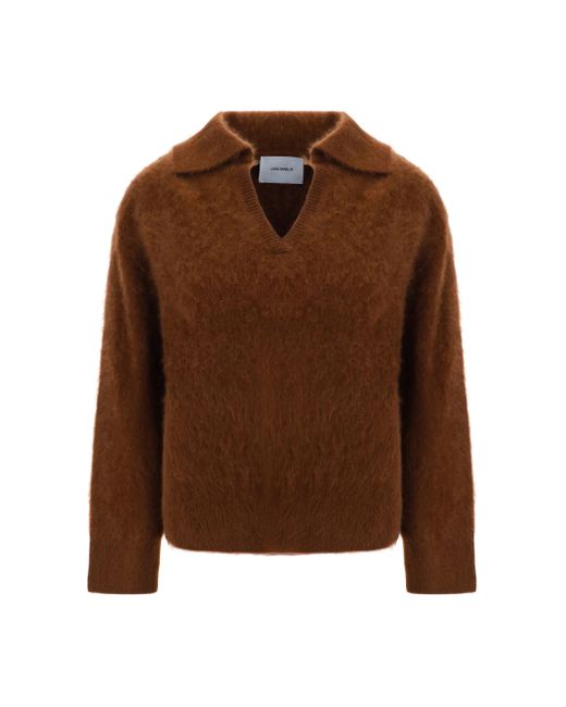 Lisa Yang Brown Kerry Sweater