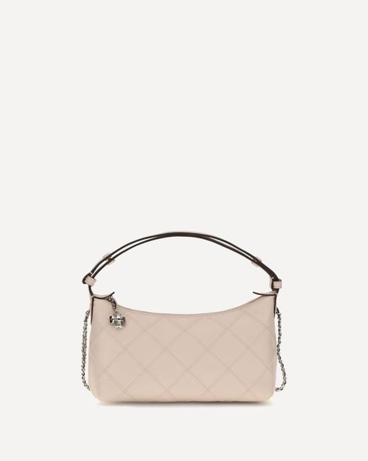 Tory Burch Natural Fleming Shoulder Bag