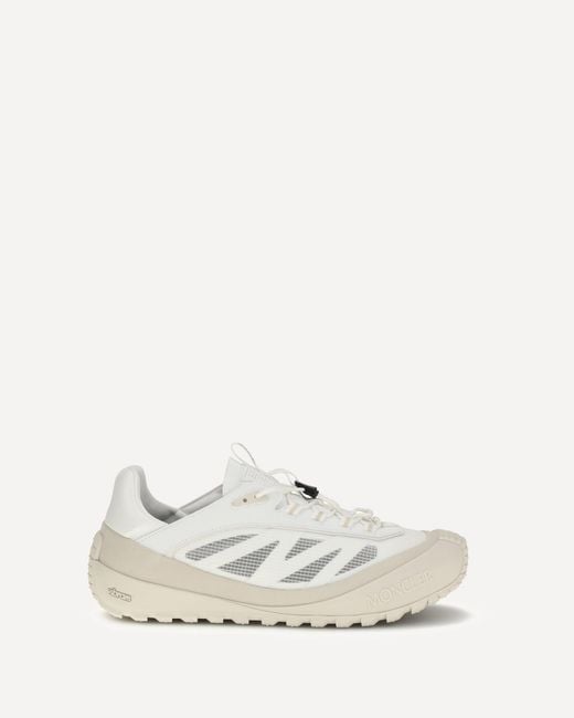 Moncler White Suede And Nabuk Trailgrip Lp Sneakers for men
