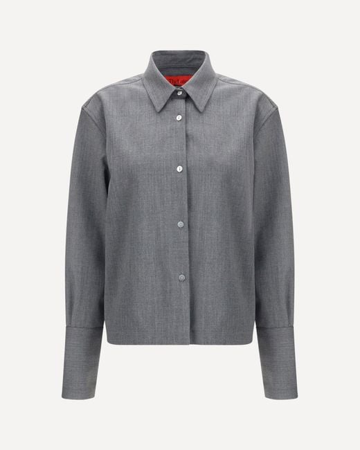THE LATEST Gray Codie Long Sleeve Shirt
