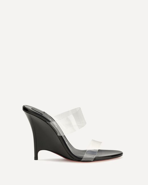 Christian Louboutin White Solo Zee Mules