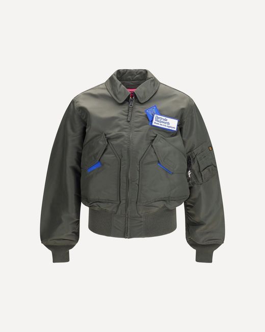 GR10K Gray Bomber Jacket X Alpha Industries for men