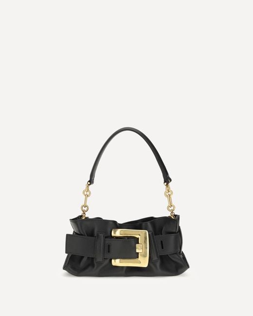 Balmain White Mini Anthem Bag