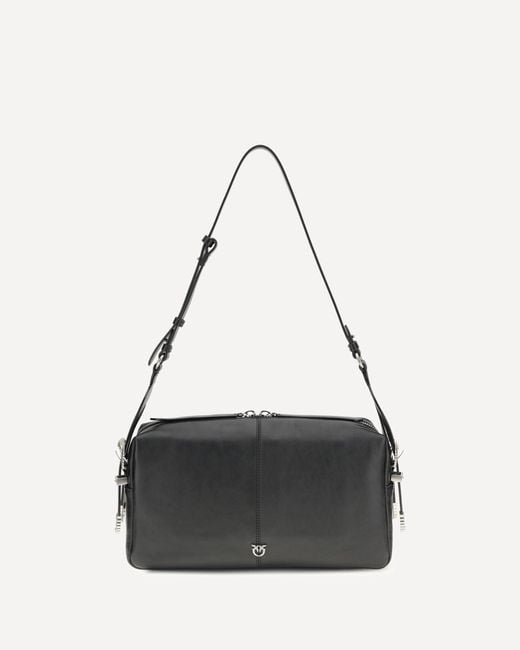 Pinko Black Keeper Medium Shoulder Bag
