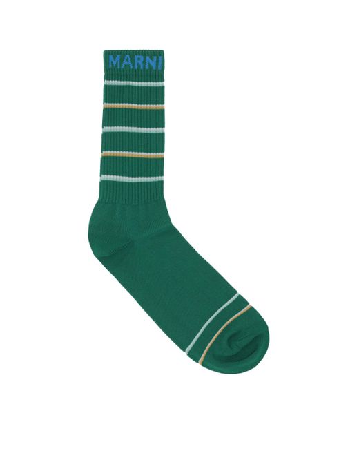 Marni Green Socks for men