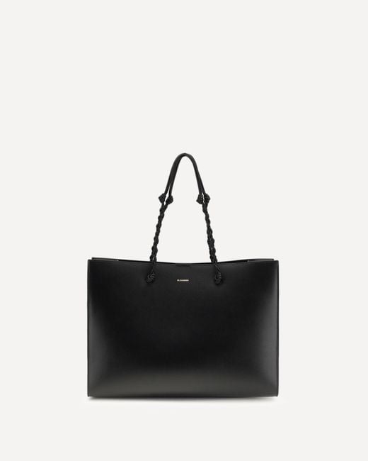 Jil Sander Black Tangle Tote Bag