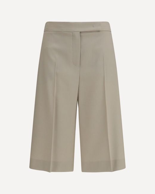 Max Mara Gray Umile Bermuda Shorts