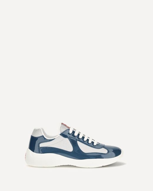 Prada Blue America's Cup Sneakers for men