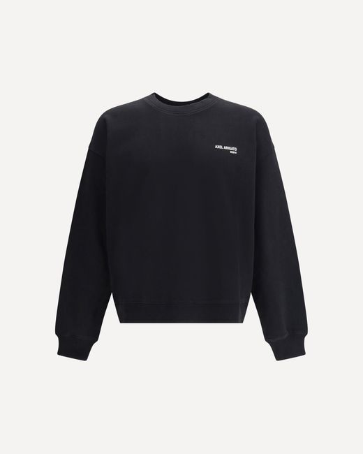 Axel Arigato Blue Cotton Sweatshirt With Logo for men