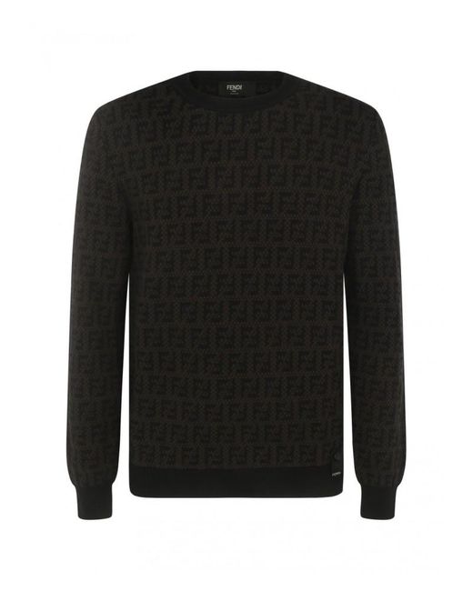 Fendi Black Pullover for men