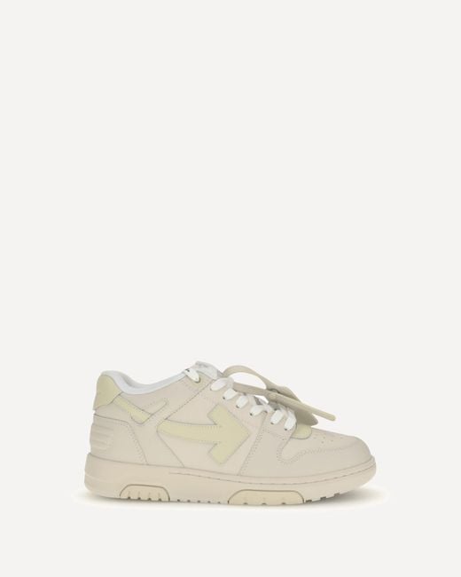 Off-White c/o Virgil Abloh Men's Natural Off- Out Of Office Sneakers