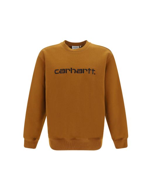 Carhartt WIP Sweatshirt in Natural for Men | Lyst UK