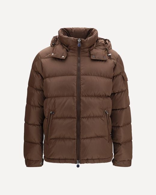 Moncler Brown Maya Short Down Jacket for men