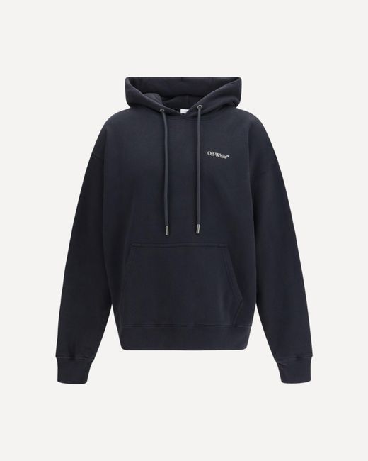 Off-White c/o Virgil Abloh Blue Half Arrows Skate Hoodie for men