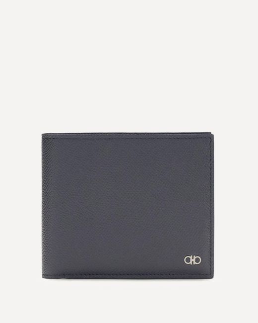 Ferragamo Blue Leather Wallet for men