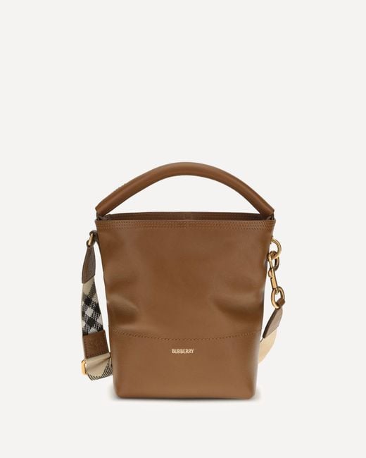 Burberry Brown B Clip Bucket Bag