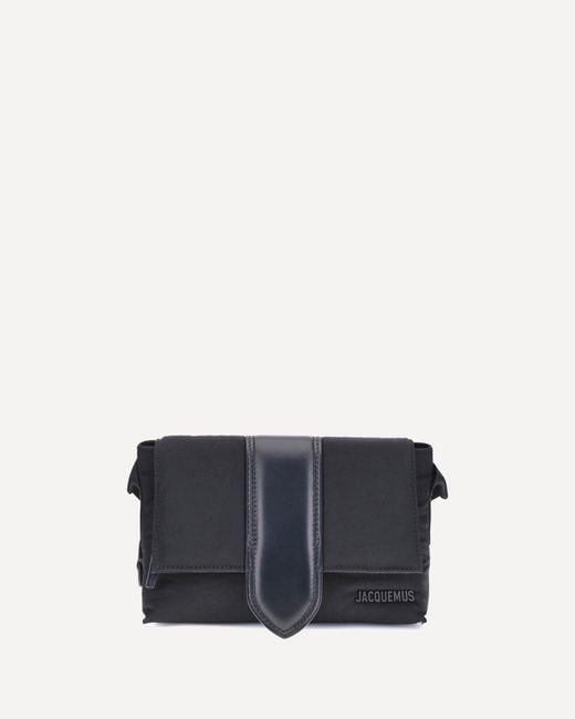 Jacquemus Blue Nylon Bambino Shoulder Bag for men