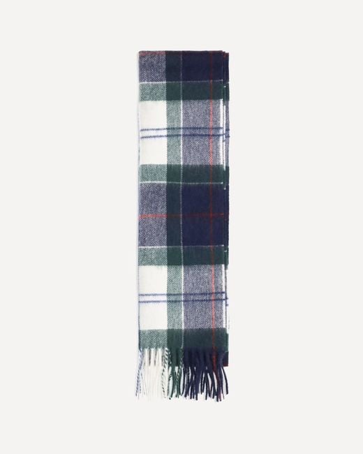 Barbour Blue Tartan Scarf