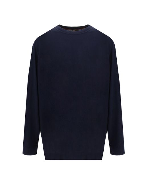 Loro Piana Blue Sweater for men
