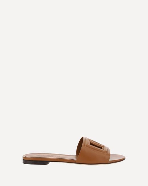Dolce & Gabbana Brown Millenials Sandals