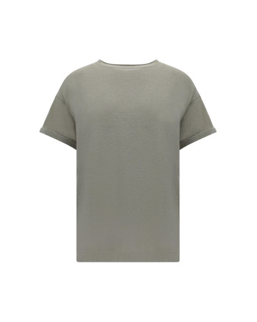 Brunello Cucinelli Gray T-Shirts