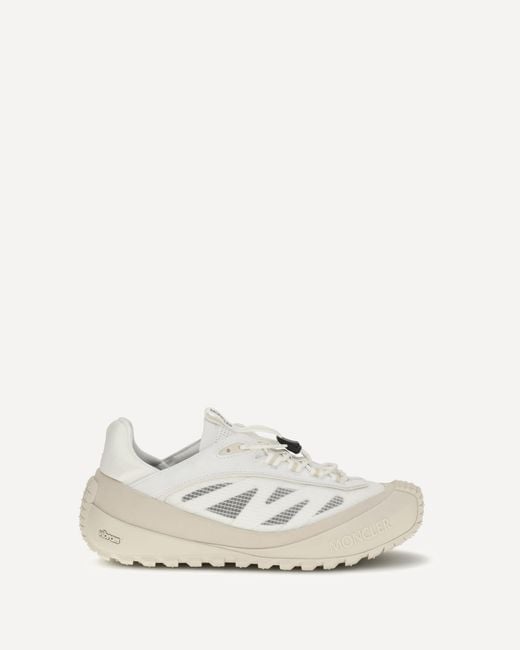 Moncler White Trailgrip Lp Sneakers